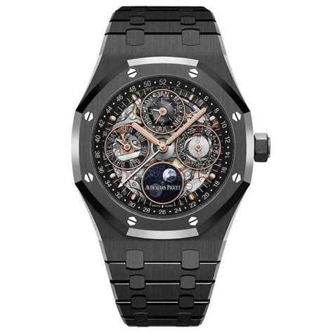 Audemars Piguet Royal Oak Perpetual Calendar 41mm Openworked Black Cer