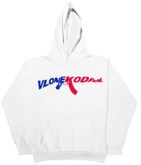 Vlone × Kodak Black Merch Kodak 47 White Hoody | WHAT'S ON THE STAR?
