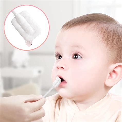 30-Piece Baby Tongue Cleaner Set | Portable Oral Hygiene Tool - Gentle Mouth Gauze & Tooth ...