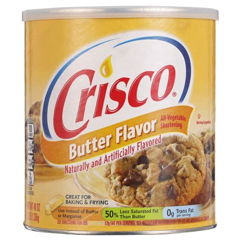 Crisco Butter Flavor All-Vegetable Shortening 48 oz. | Ubuy India