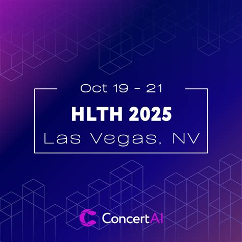 Meet at HLTH 2025 | ConcertAI