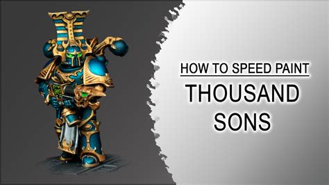 Thousand Sons 40k speed painting guide – Plaguenarr