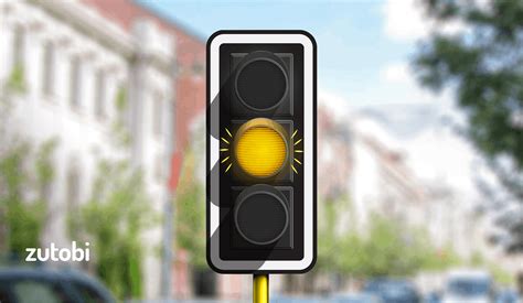 A Flashing Yellow Light Means