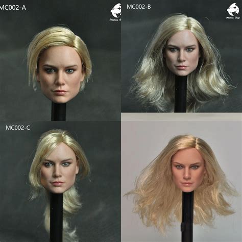 Heroine MC002 A/B/C/D 4 styles 1/6 Scale Brie Larson Head Sculpt fit ...