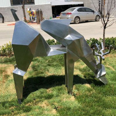 镂空不锈钢管梅花鹿雕塑 动物雕塑鹿|纯艺术|雕塑|询价13902899804 - 原创作品 - 站酷 (ZCOOL)