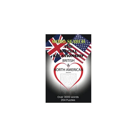 Word Search The Special Relationship British & North | Ubuy India