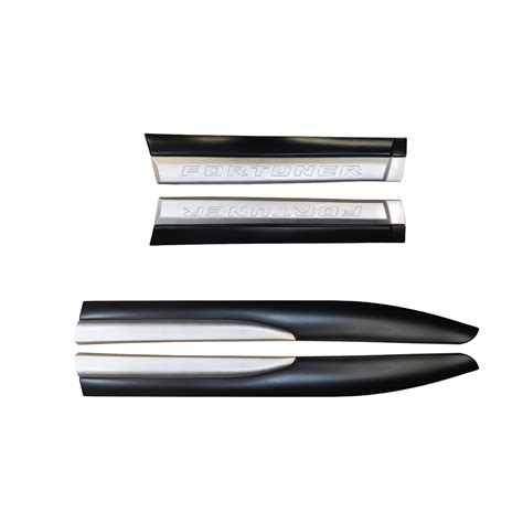 AUTOXYGEN Side Protective Door Cladding/Door Beading Black and Silver ...