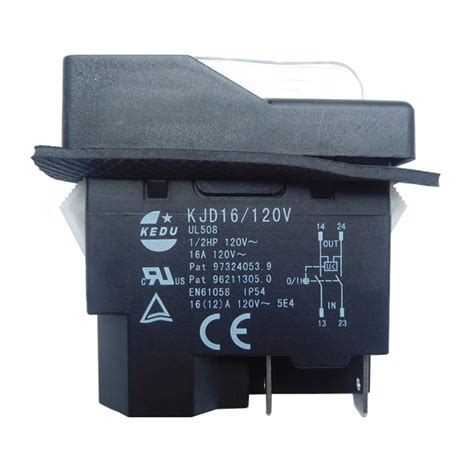 KEDU KJD16 4Pins Push Button Switch On Off India | Ubuy
