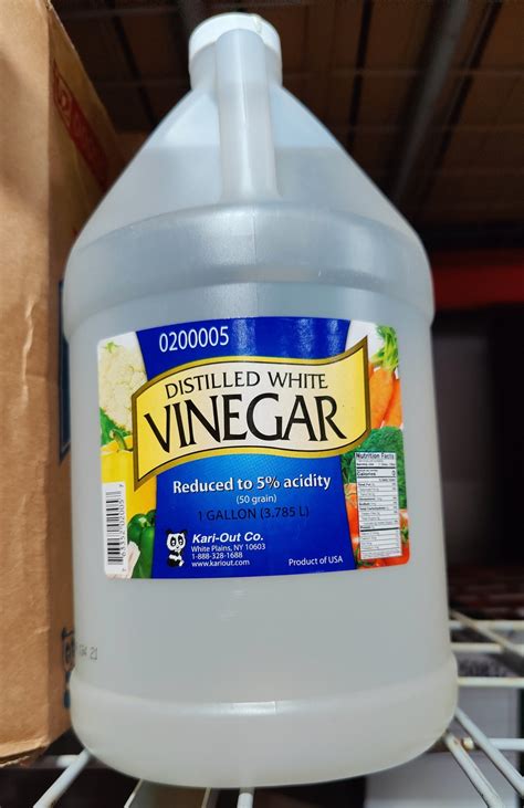 Distilled Vinegar Table Strength - Gallon Jug at SkyGeek.com