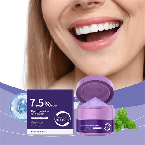 Purple Shine Tooth Powder Gums Mouth Fresh Breath Shine Teeth 50g - Walmart.com