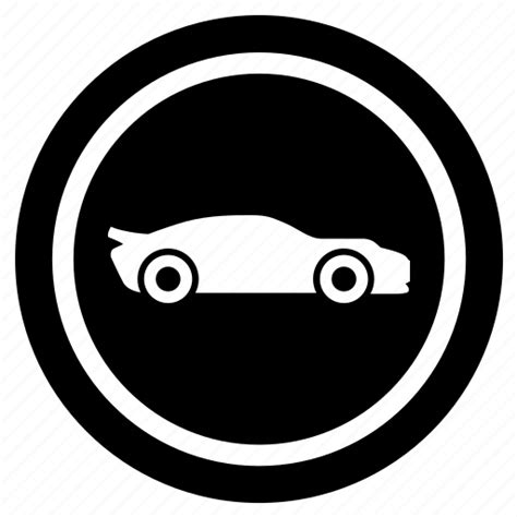 Auto, car, label, race, sign icon