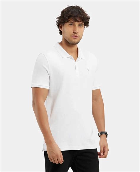 Buy Pack of 2 Super Combed Cotton Rich Solid Half Sleeve Polo T-Shirt ...