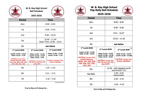 CCISD 2025-2026 Calendar - The Texan Times