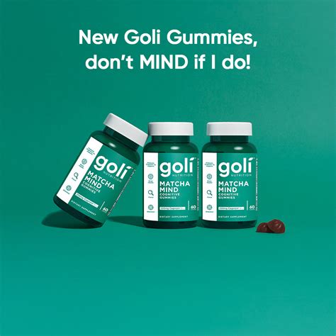 Goli Matcha Mind Cognitive Gummies - Goli Philippines Inc