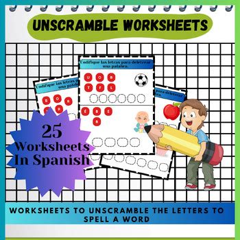 Sentence Worksheets :Unscramble the letters to spell a word,Reading In ...