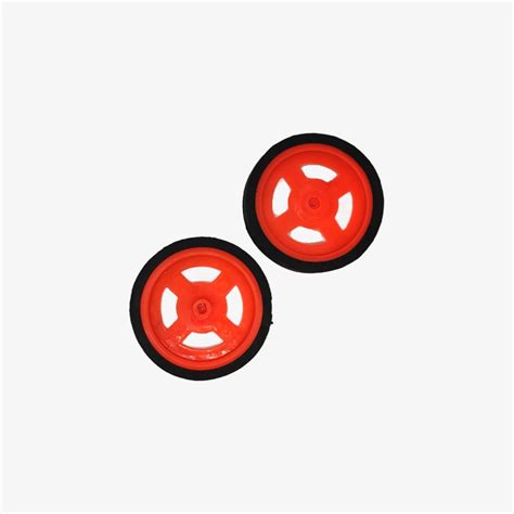 Robot BO Wheel 72mm for DC Geared Motor (Pack of 2) – QuartzComponents