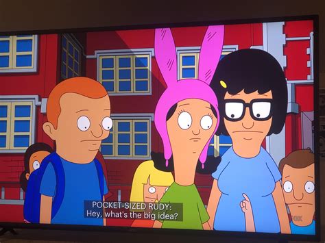 CAN WE PLEASE GET A POCKET SIZED RUDY EPISODE!? : r/BobsBurgers