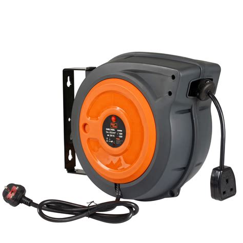 Power Extension Cord Retractable Reel Australian 15m 240v