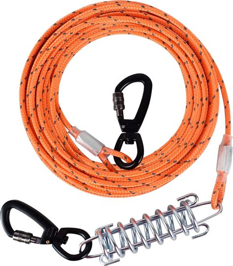 HaiYUAN Dog Tie Out Cable Dog Run CableTie Out Cable for Dogs with ...
