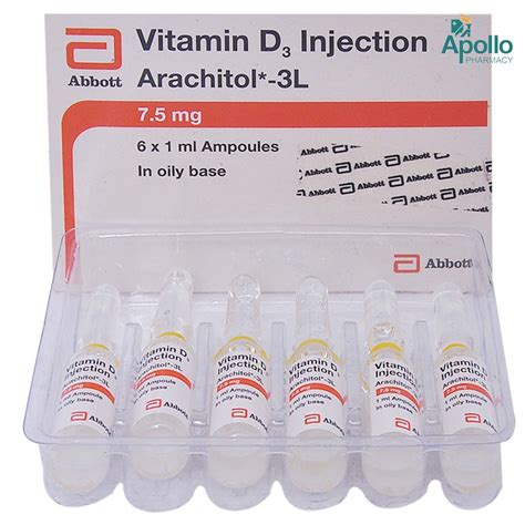 Arachitol 3L Injection 1 ml Price, Uses, Side Effects, Composition ...