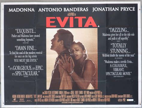 Evita Original Movie Poster UK quad 40"x30" - Simon.Dwyer - a fast and ...