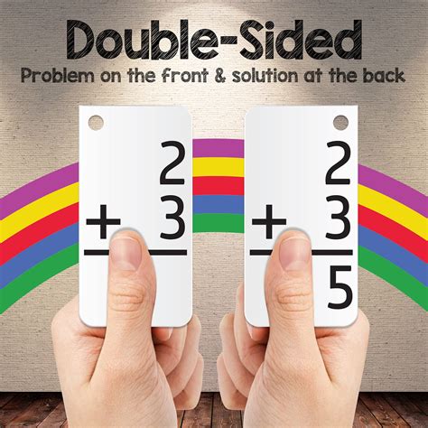 Buy Star Right Addition and Subtraction Flashcards with 4 Metal Binder ...