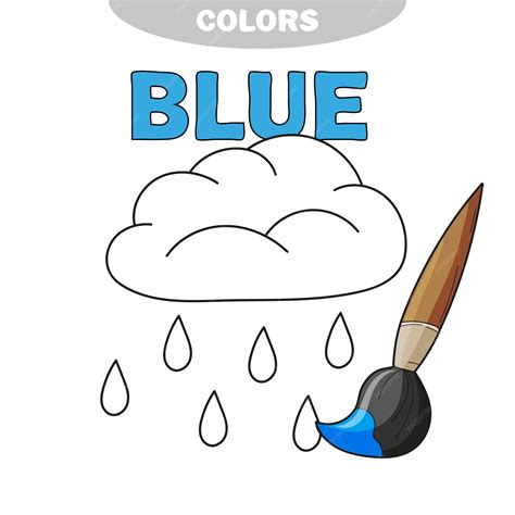 Color Blue Coloring Pages