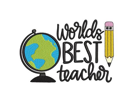 World's Best Teacher · Creative Fabrica
