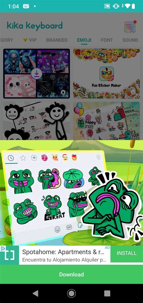 Descargar Kika Emoji Teclado 6.7 APK Gratis para Android