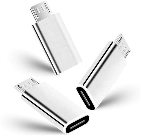 New USB C to Micro USB Cable Adapter [3 Pack], Micro USB to USB ...