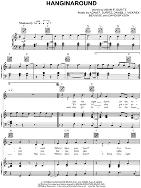 Image result for Counting Crows Piano Tutorial