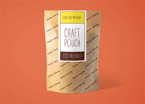Standing Pouch / Sachet Packaging Mockup | Free PSD Templates