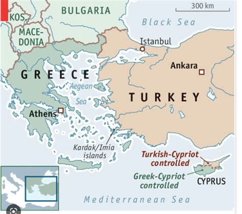 The Greco -Turkish dispute over the Aegean Sea - Indian Council of ...