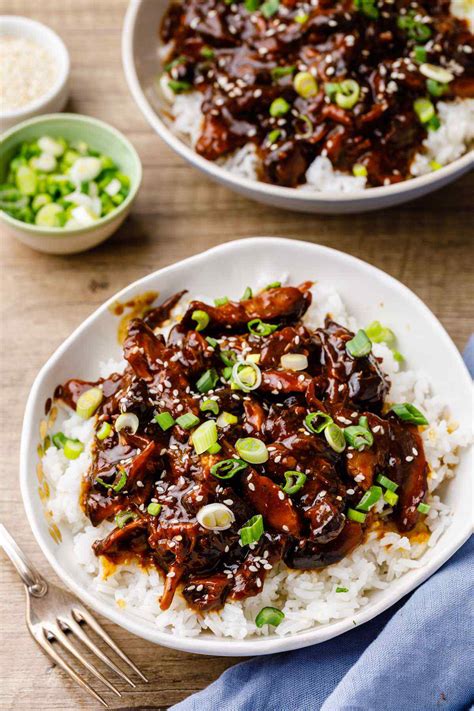 Easy Crockpot Teriyaki Chicken Thigh Recipe (Love this!) - Miss Wish
