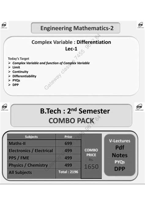 GW Engineering 8A Complex Variables: Limits, Continuity ...
