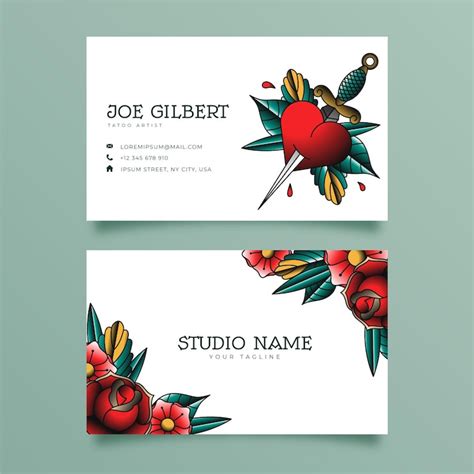 Tattoo card Images - Free Download on Freepik