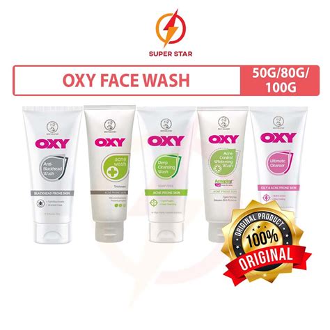 Oxy Face Wash/Face Cleanser 50g/80g/100g | Shopee Malaysia