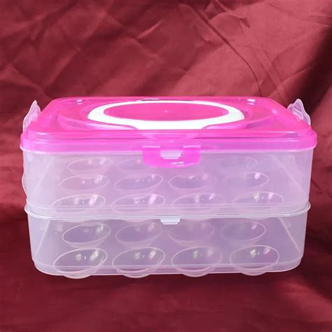 24 Egg Storage Box Double Layer Protects Against Broken Eggs – BUYZO