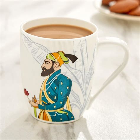 Buy Raisa Bone China Printed Mug - 350ml from Home Centre at just INR 199.0