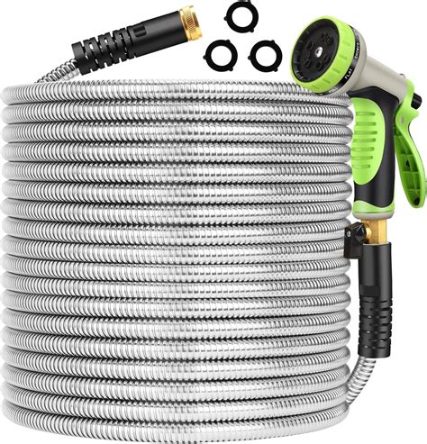 Amazon.com : Kofero Metal Garden Hose 100ft Flexible Stainless Steel ...
