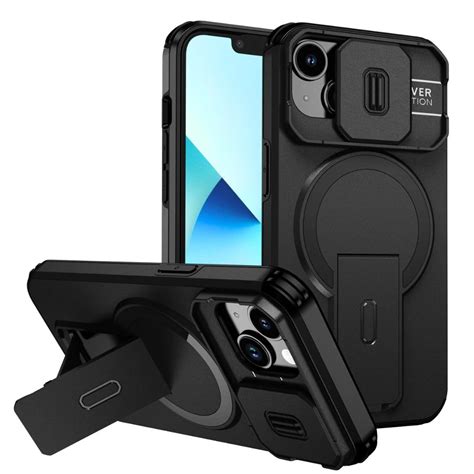 ShieldTech MagStand Series Case for iPhone 14 | Mobile Phone Cover with ...