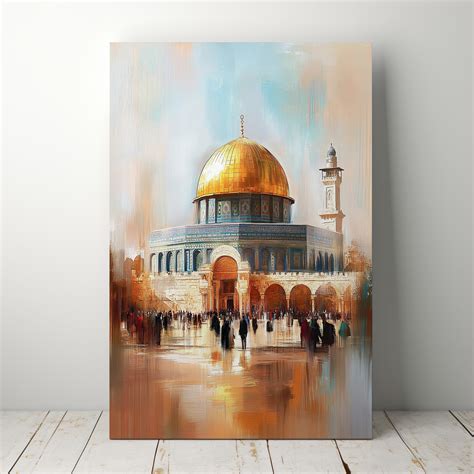 Light of Al-Quds – Dome of the Rock Islamic Wall Art | Masjid Al-Aqsa ...
