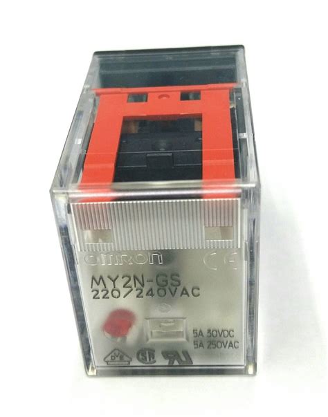 Omron 2 Pole 200/220 VAC Relay MY2N-GS AC200/220 : Amazon.in ...