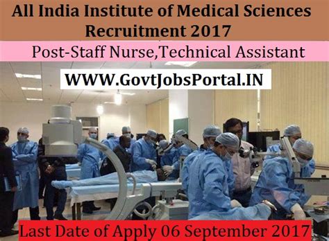 All India Institute of Medical Sciences Recruitment 2017-315 Office ...