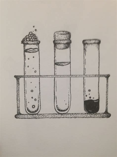 Test Tube Drawing
