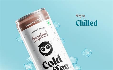 Sleepy Owl Hazelnut Cold Coffee | 4 x 230mL Cans | Made With Real Milk ...