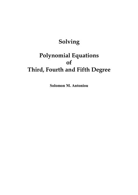 Solving Third Power Polynomial Equations 的图像结果
