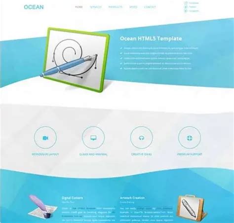 15 Html5 Landing Page Templates - Wordpress Blogger Website