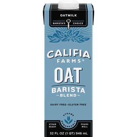 Buy Califia Farms Oat Barista Blend Oat Milk 32 Fluid Ounces Online at ...