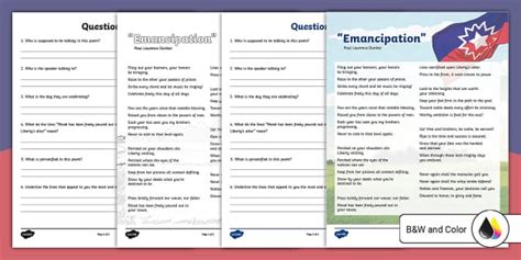 Juneteenth Poem Analysis for 6th-8th Grade | Twinkl USA